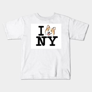 I Corgi New York Kids T-Shirt